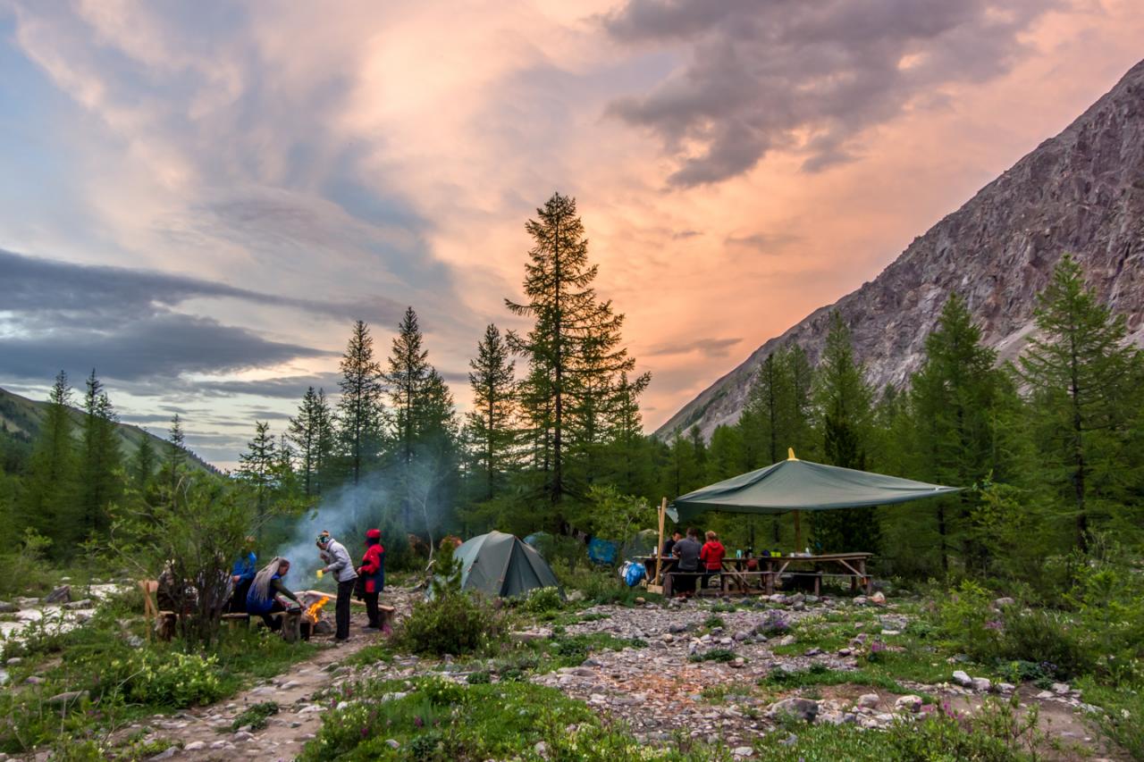 Альплагерь Актру Горный Алтай