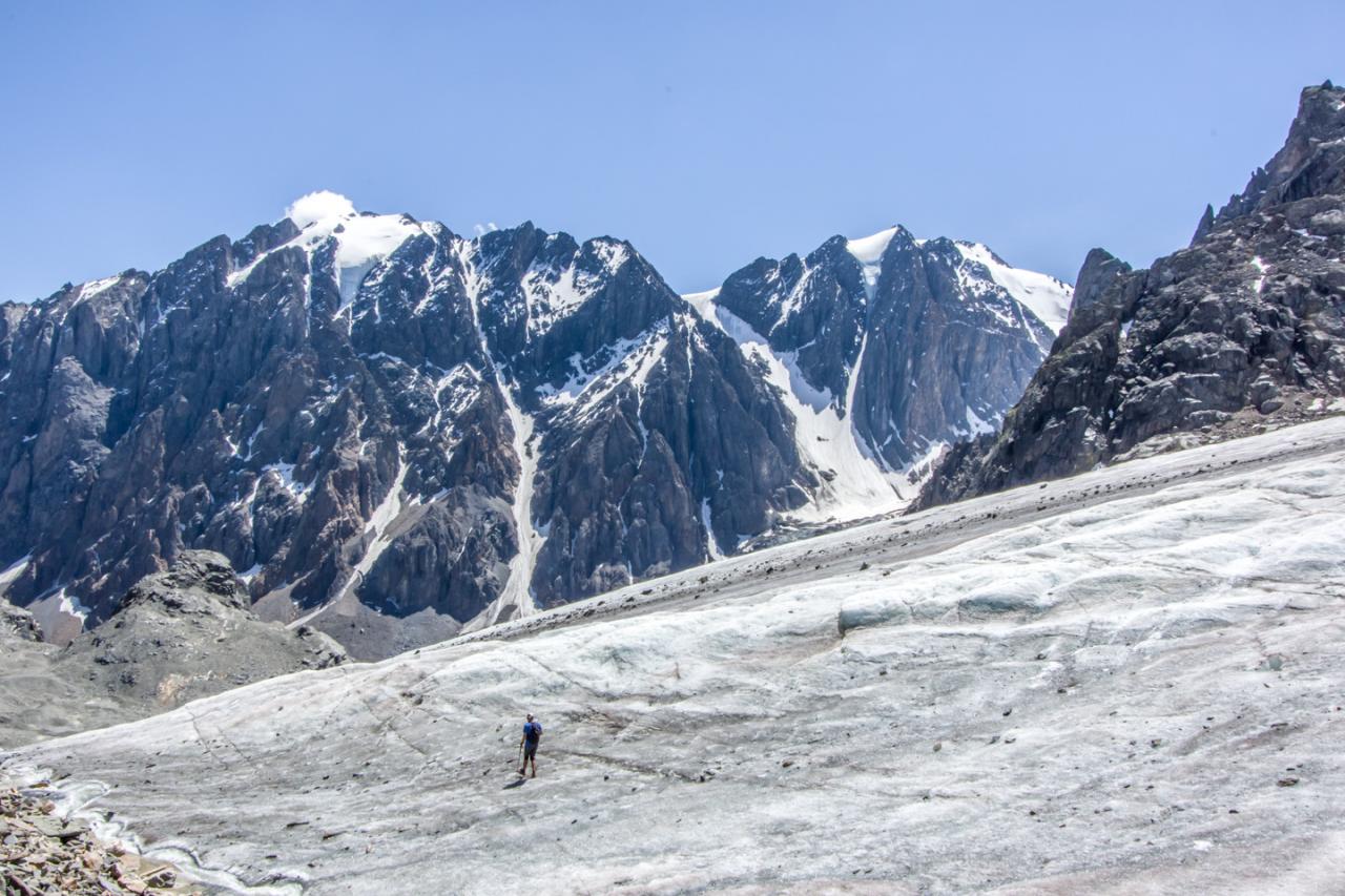 Ледник Актру треккинг