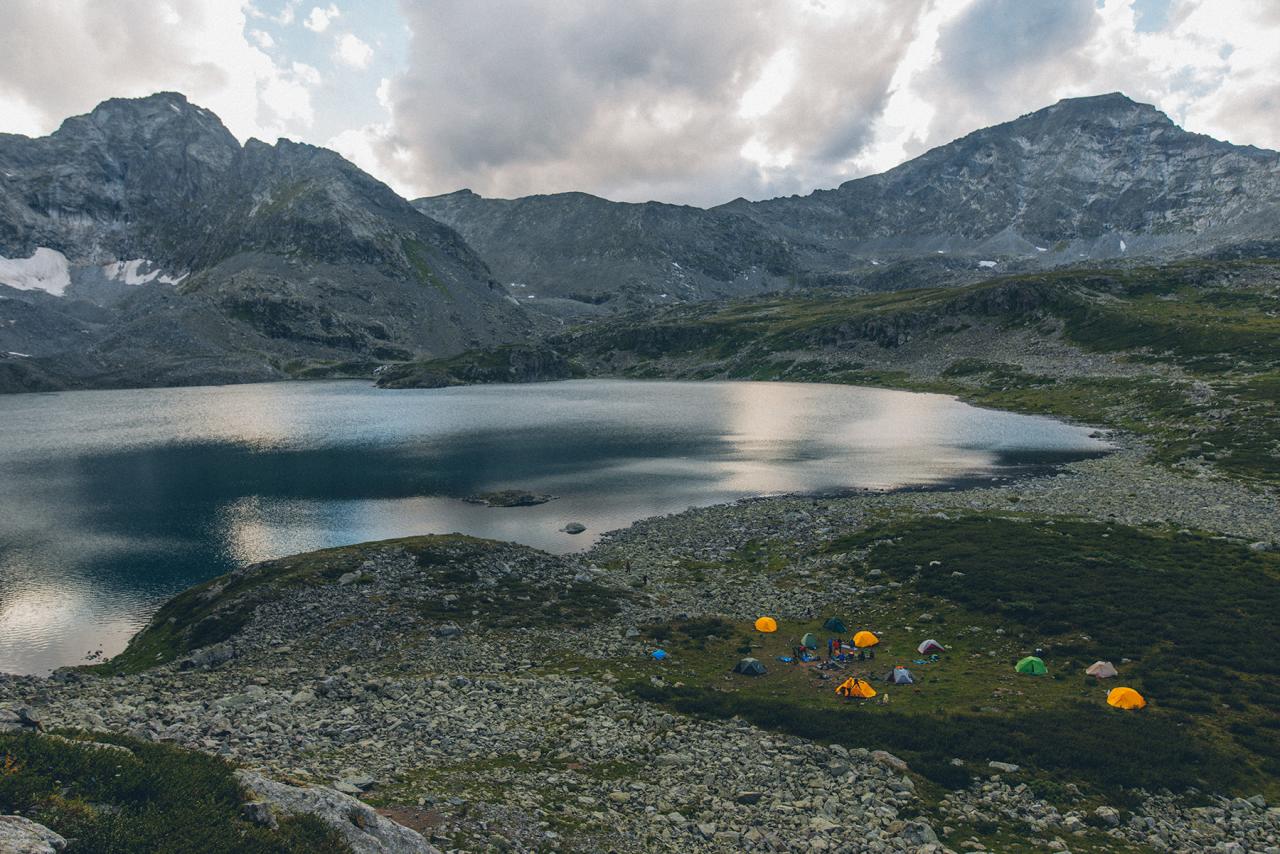 Поход на Алтай на Мультинские озера летом
