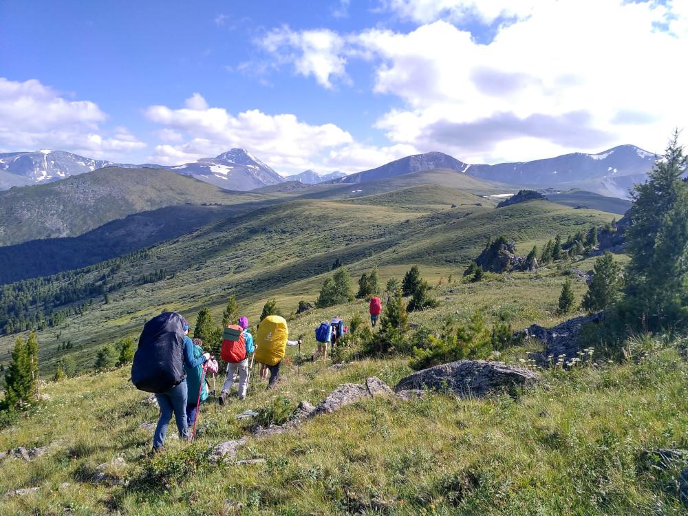 Горный Алтай пеший поход с рюкзаками 2025