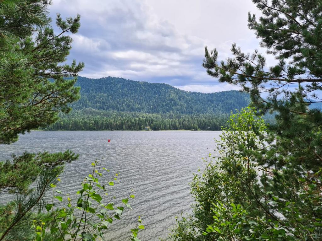 Вид из 4-хместного коттеджа на озеро