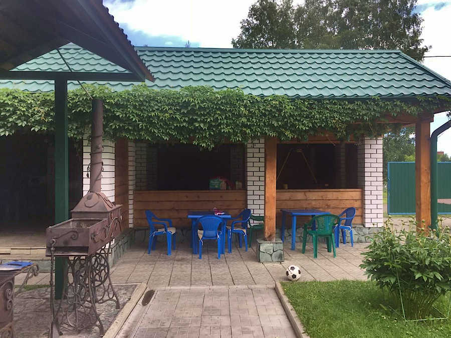 Беседка и мангал