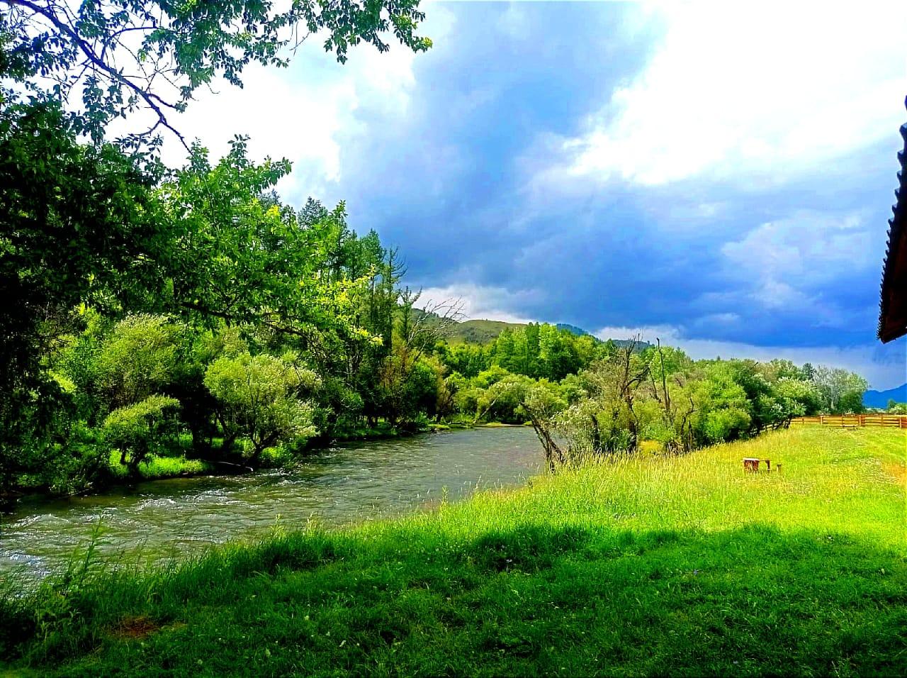 Онгудай отдых у реки Горный Алтай