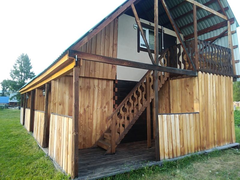 Теремок, лестница на 2 этаж