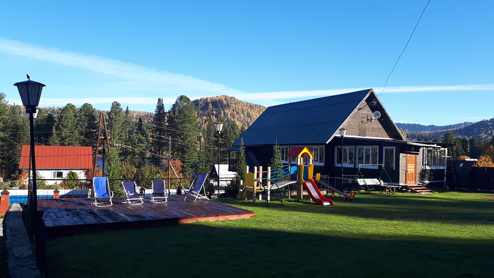 На территории