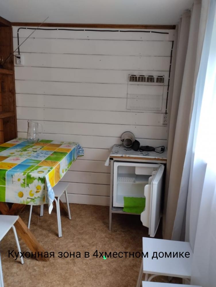 4-хместный благоустроенный домик (кухня)