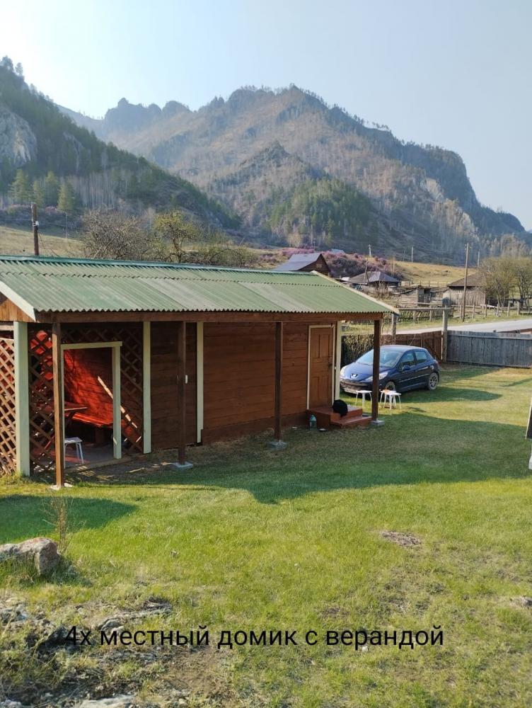 4-хместный благоустроенный домик с верандой