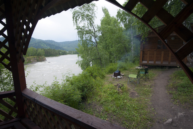 Вид из беседки