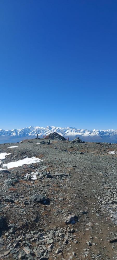 Автоэкскурсия на  Акташский ретранслятор вид на Актру 