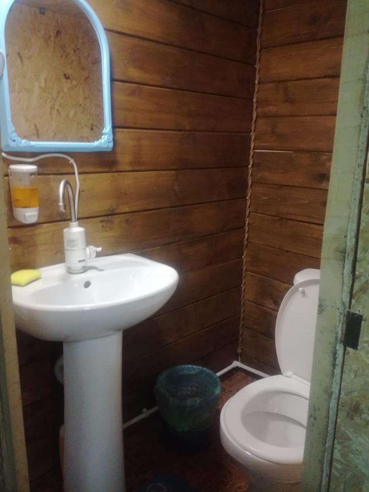 Домик №3 четырехместный с удобствами, кухней, верандой