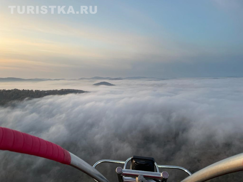 Параплан Алтай с высоты птичьего полета