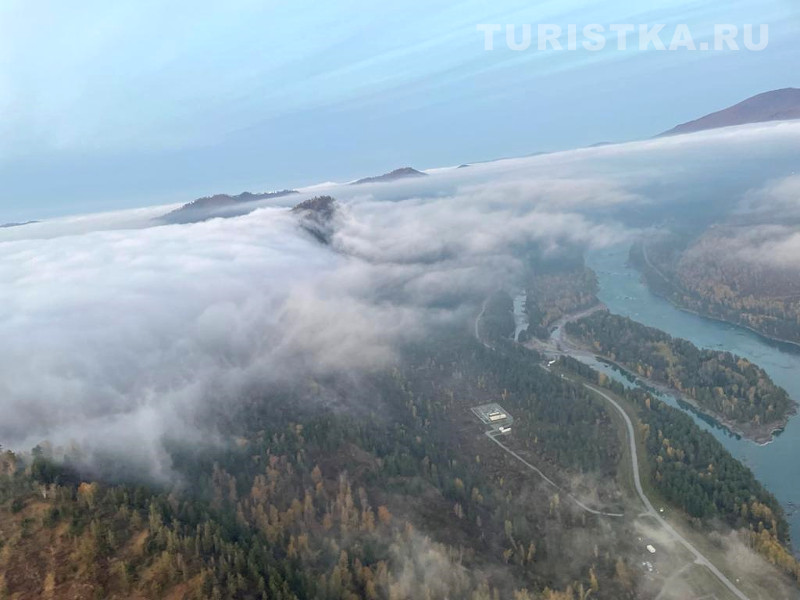 Параплан Алтай с высоты птичьего полета