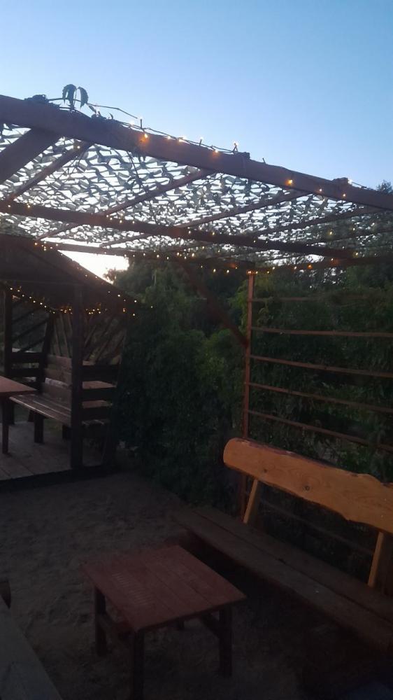 беседка вечером