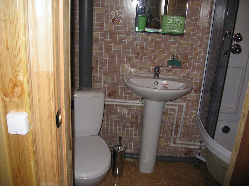 Санузел, душ в номере