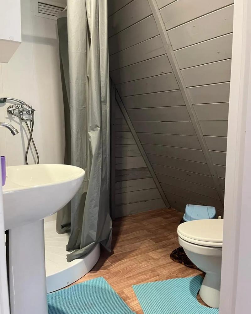 Дом с мини-кухней санузел с душем