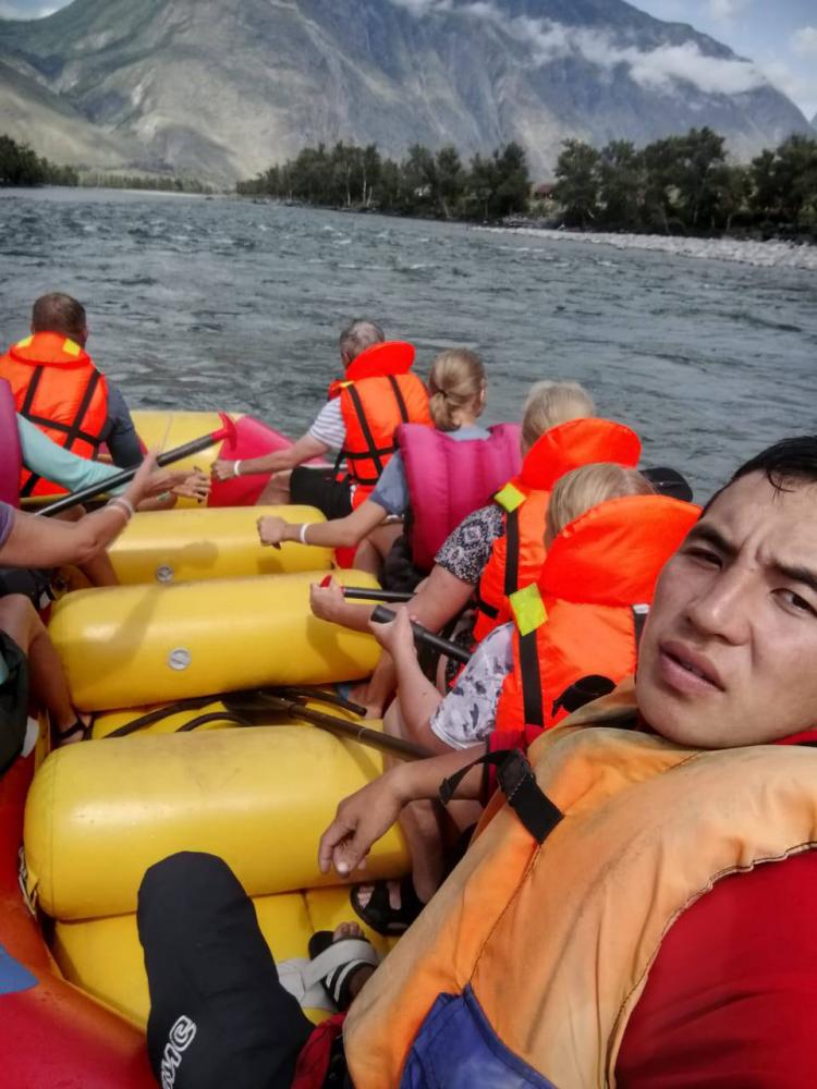 Переправа к Учару на реке Чулышман