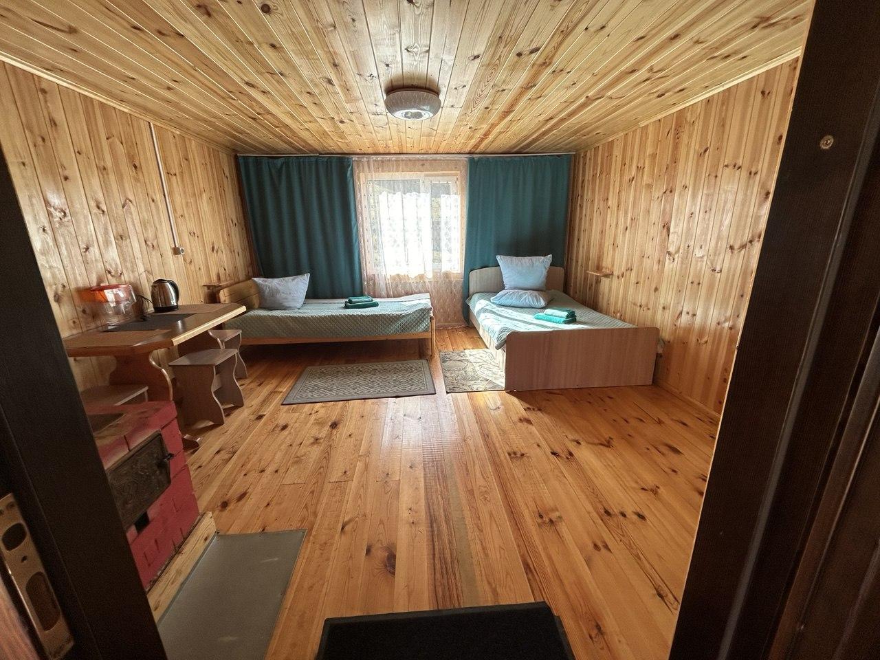 Номер 3-местный благоустроенный с печкой