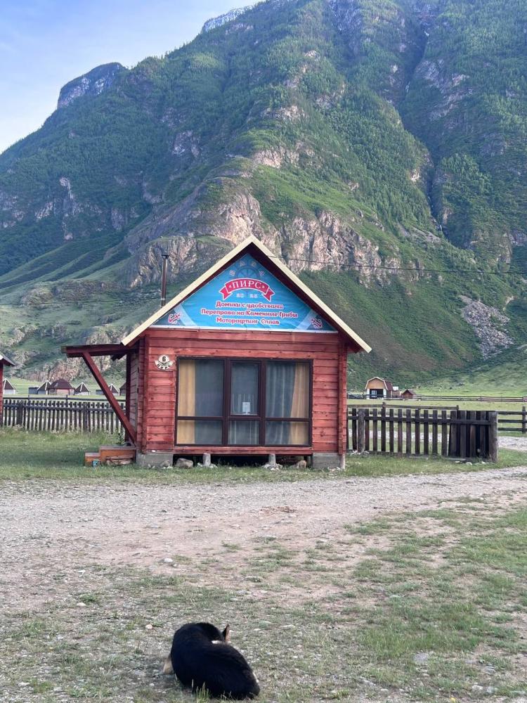 База отдыха "Пирс" на Алтае у реки Чулышман