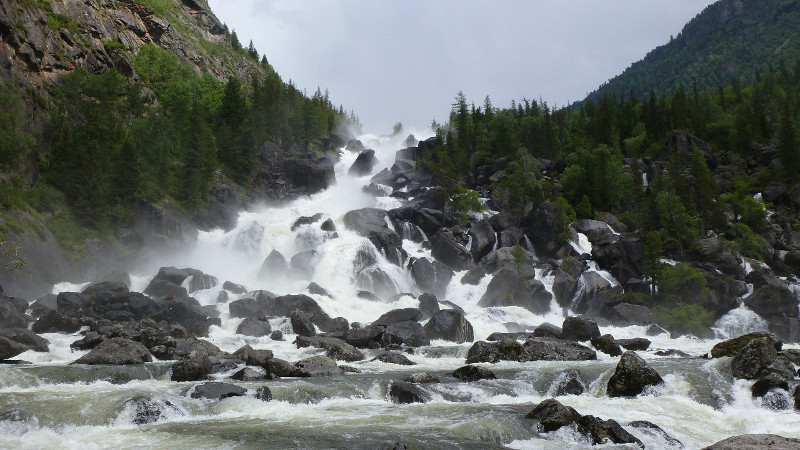 Водопад Учар