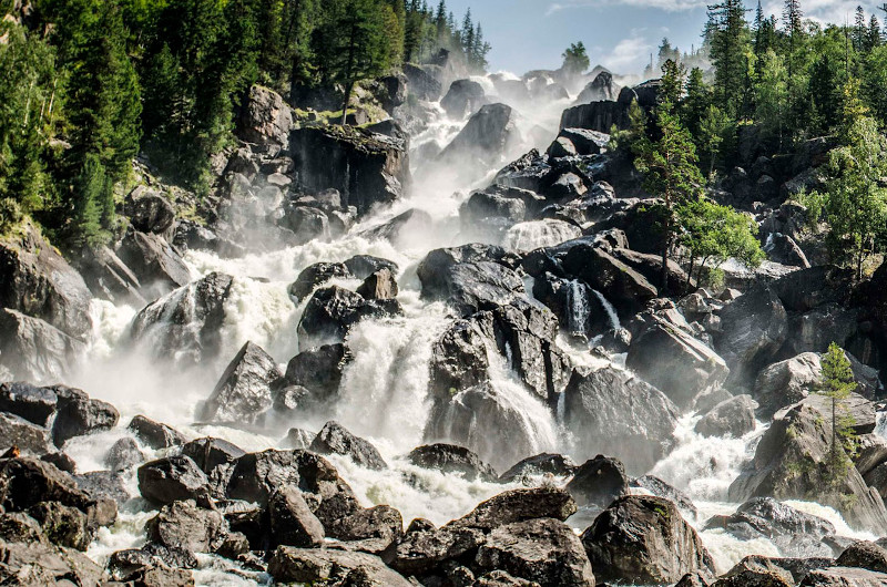 Водопад Учар Алтай