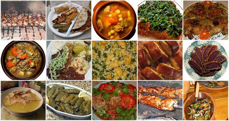 Огромное разнообразие блюд 