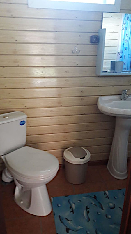 Санузел благоустроенного номера