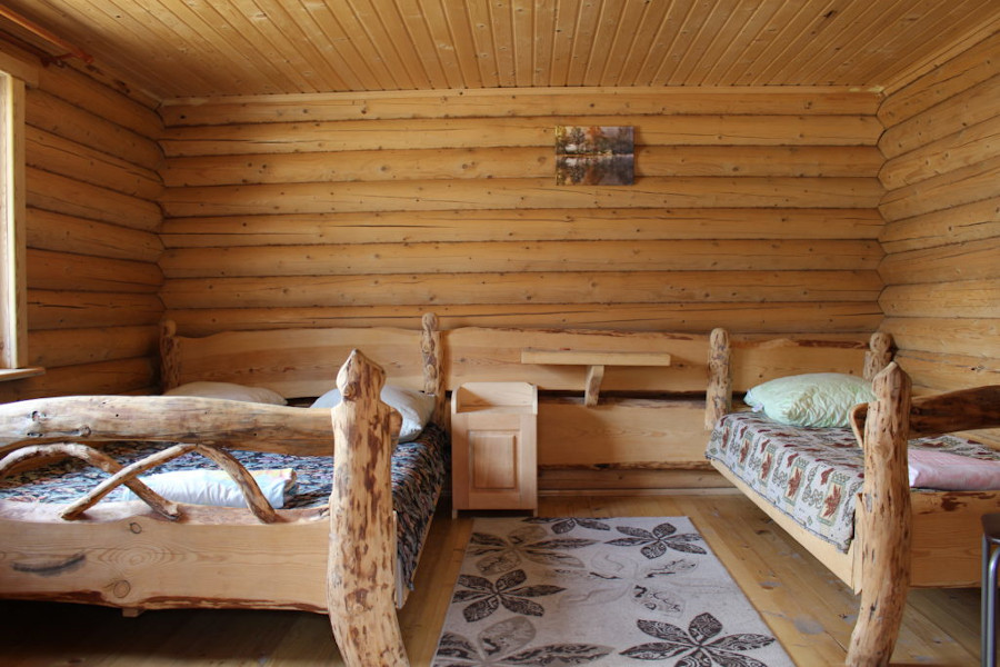 Семейный домик 3-местный с удобствами