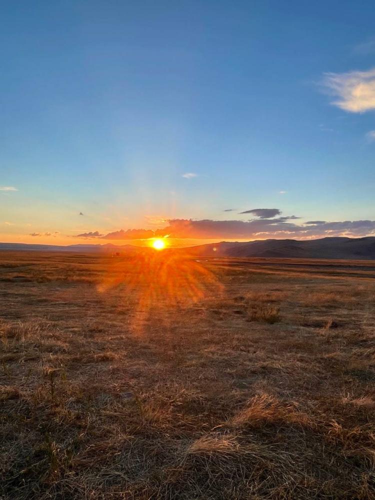 Закат на плато Укок