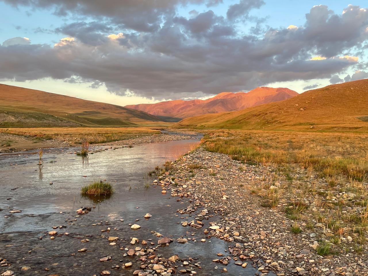Река Калгуты (возле кемпинга "Сияние Укока")