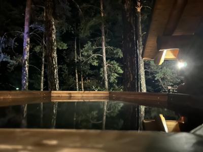 Банный чан вечером