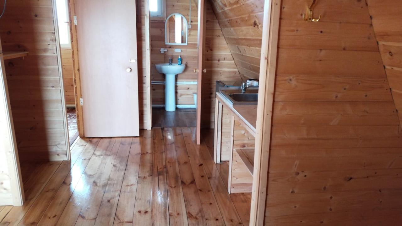 Дом А-фрейм в Горном Алтае в селе Курай