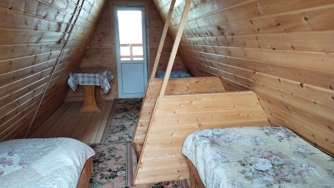 Дом А-фрейм в Горном Алтае в селе Курай