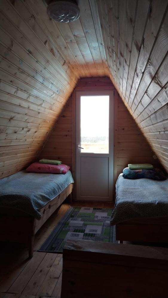 Домик А-фрейм в Горном Алтае в селе Курай