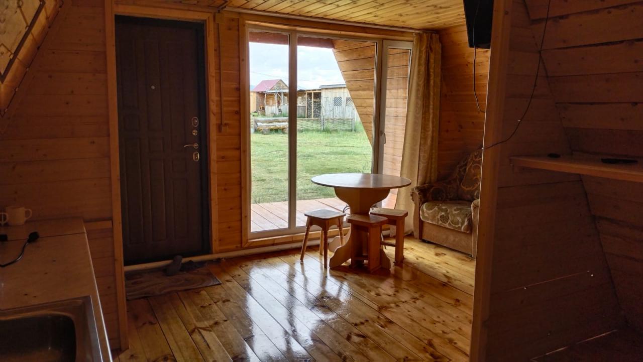 Дом А-фрейм в Горном Алтае в селе Курай