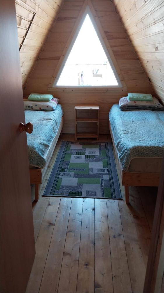 Дом А-фрейм в Горном Алтае в селе Курай