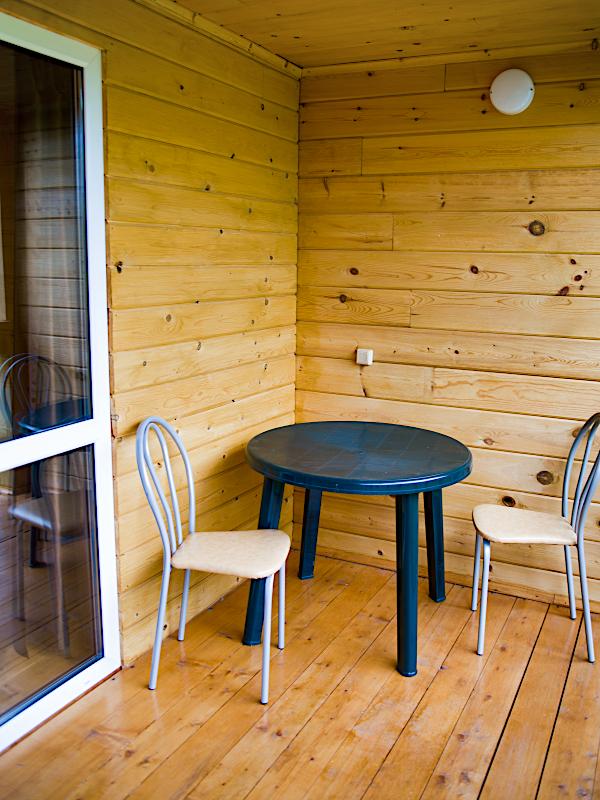 Терраса в номере на первом этаже в Корпусе 1