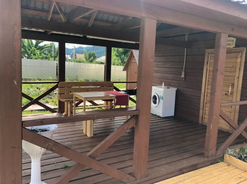 Веранда бани