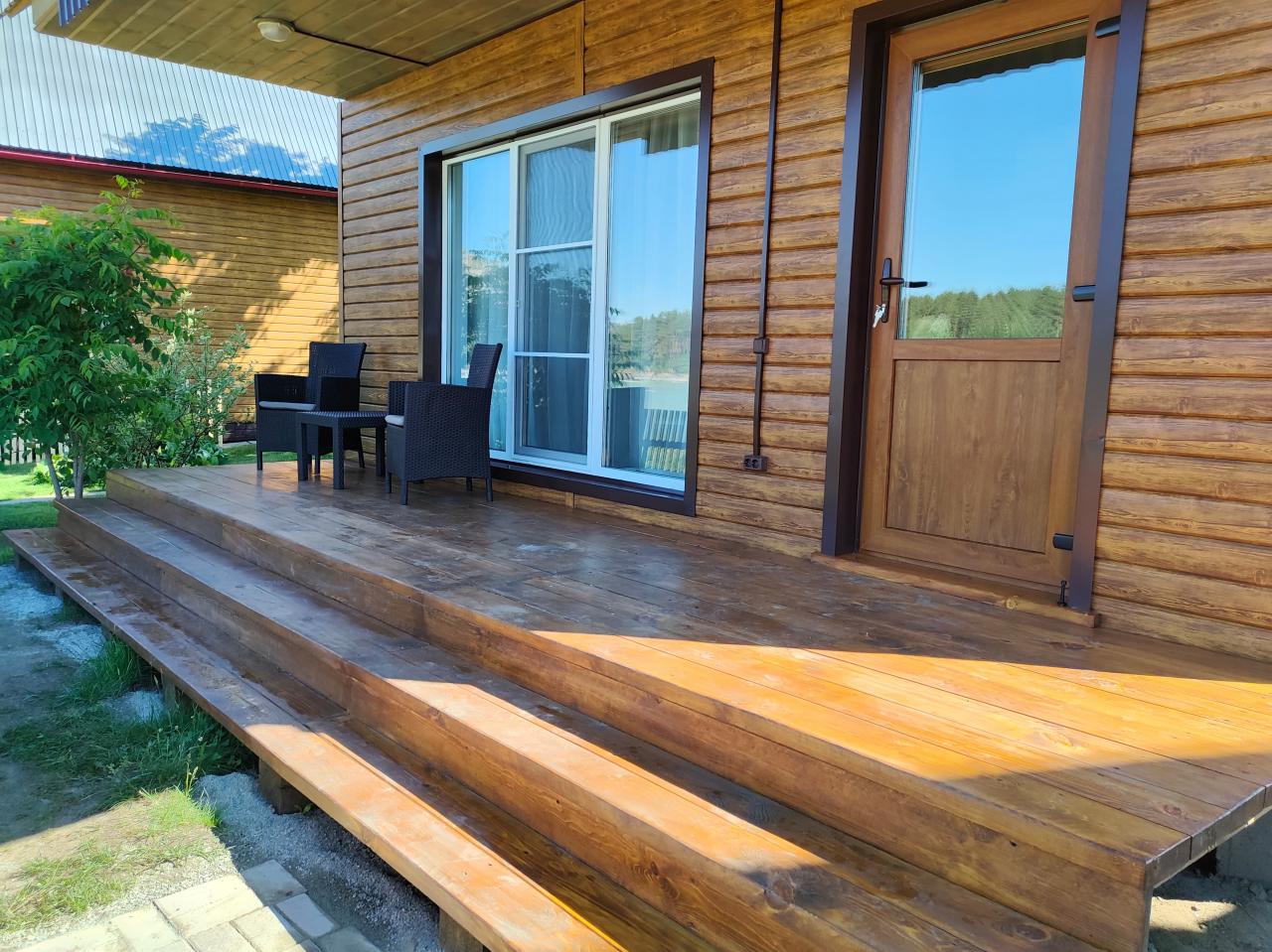 "Дом на берегу" Манжерок Алтай у реки Катунь