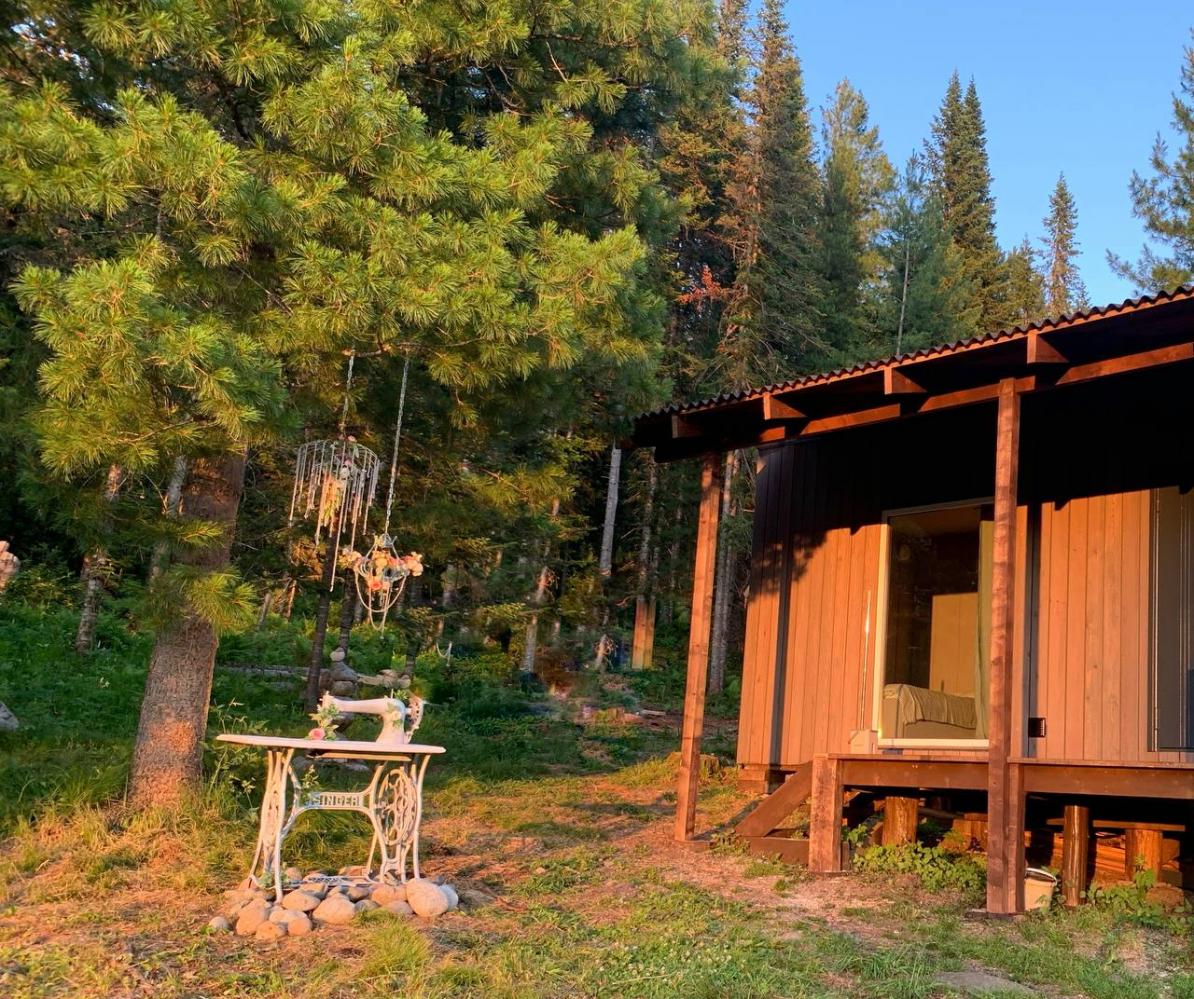 Дом на 2-х в хвойном лесу на Алтае