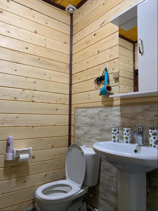 Дом Петровича №1 санузел с душем