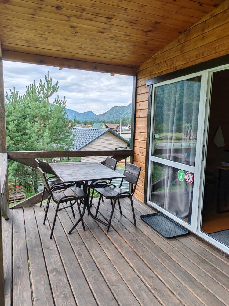 Шале №1 с кухней и террасой в Горном Алтае