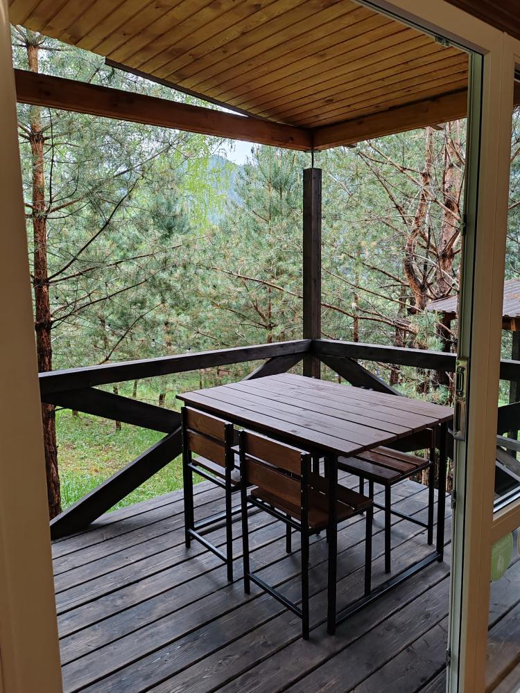 Вид с террасы 4 дома