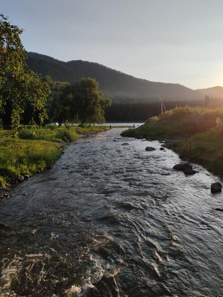 Место слияния р.Узнезя и р. Катунь