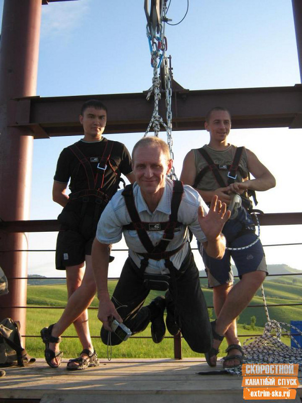 Скоростной канатный спуск (село Ая)