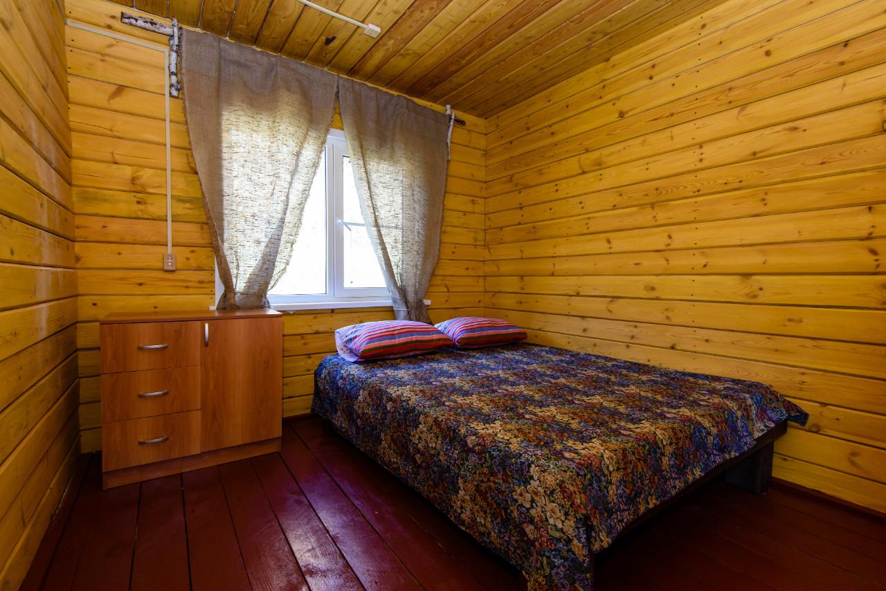 Двухкомнатный домик 4-8 мест с удобствами