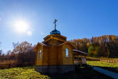Церковь в селе Тог-Алтай Солонешенский район