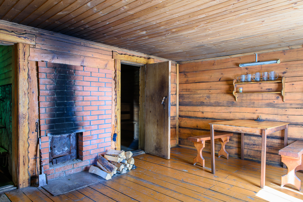 Баня с комнатой отдыха