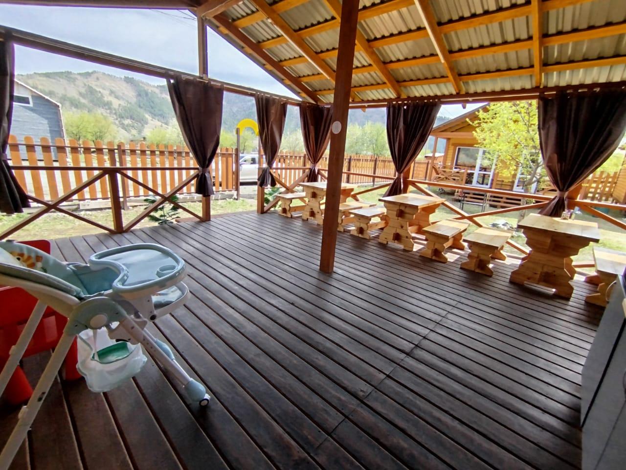 Летняя беседка-кухня