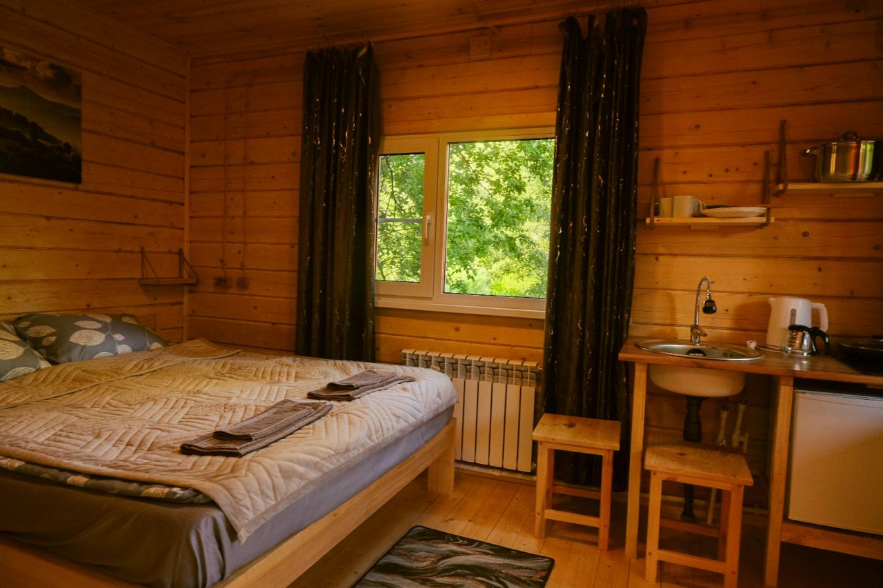 спальная зона в гостинной