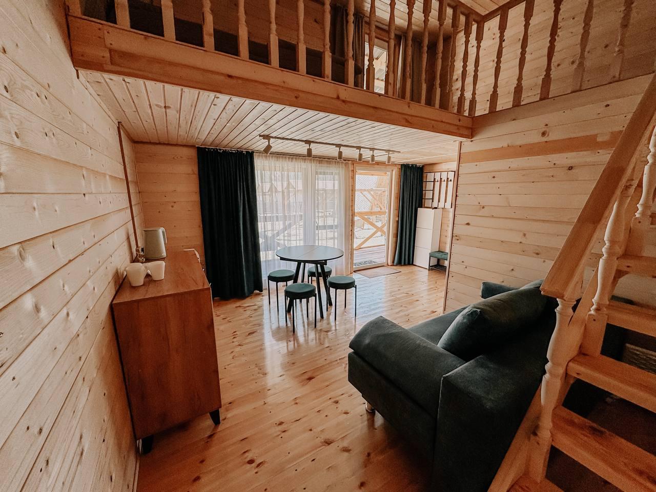 Апартаменты 2-уровневые 4 места